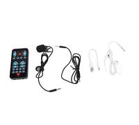 Cambiador de voz de Natudeco Conjunto de cambio de sonido Multifunción Grabación de audio Mini Sound Recording Mini Sound Para computadora para teléfonos móviles