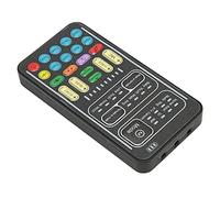 Cambiador de voz, dispositivo cambiador de voz portátil de 8 efectos de sonido, mini tarjeta de sonido en vivo, cambiador de voz de tarjeta de sonido portátil Plug and Play, cambiador de voz con