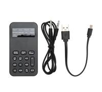 Cambiador de Voz, Dispositivo de Cambio de Voz con batería de Mano ABS Micro USB 8 Efectos de Sonido Máquina mezcladora de Juegos para Llamadas telefónicas, Juegos, computadora