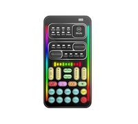 Cambiador de voz I9 Mini tarjetas de sonido en vivo compatibles con Bluetooth de múltiples efectos portátil ultrafino,Una Experiencia De Sonido MáS Interesante