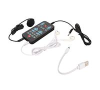 Cambiador de voz, máquina de efectos de sonido portátil 8 efectos de sonido, disfraz de voz multifuncional portátil ABS para tableta de teléfono