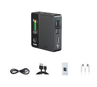 Cambiador de voz portátil modulador de cambio de voz con funciones de voz ajustables, tarjeta de sonido para teléfono, computadora, herramienta de micrófono