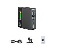 Cambiador de voz portátil modulador de cambio de voz con funciones de voz ajustables, tarjeta de sonido para teléfono, computadora, herramienta de micrófono