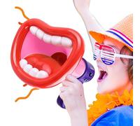 Cambiador de voz ruidoso - ABS, juguete portátil de cuerno de aire | cambiador de voz para niños, voces femeninas/masculinas/máquinas, altavoz de micrófono para anuncios, regalo de Acción de