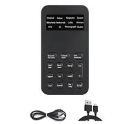 Cambiador de voz S9 12 Modulador de cambio de voz con funciones de voz ajustables, tarjeta de sonido, herramienta de micrófono, fácil de usar, mano de obra fina