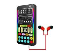 Cambiador de Voz - Tarjeta de Sonido Mini Portable, Herramienta de Alternativa de Voz de 8 Efectos | Convertidor de Voz multifunción para computadora, Uso de tabletas, Dispositivo Ligero para Chat en