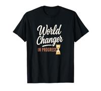 Cambiador mundial en progreso, ropa para jóvenes y líderes Camiseta