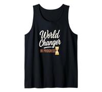 Cambiador mundial en progreso, ropa para jóvenes y líderes Camiseta sin Mangas