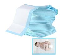 Cambiador Para Bebé - Cambiador | 100 Piezas De Cambiadores De Bebé, Almohadillas Transpirables De 13x18 Pulgadas, Insertos De Pañales Para Adultos A Prueba De Fugas Para Mascotas