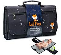 Cambiador portátil - Cambiador de pañales impermeable de viaje para bebé, tapete plegable, bolsillo para toallitas, regalos