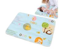 Cambiador portátil, Cambiador para bebé, Alfombrilla para cambiar pañales de viaje de 19 x 27 pulgadas, Cambiadores portátiles, transpirables y lavables, para niñas y niños recién nacidos