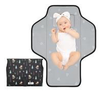 Cambiador portátil de viaje para bebé, tapete cambiador de pañales compacto impermeable con almohada incorporada, cambiador ligero y plegable, regalos para recién nacidos