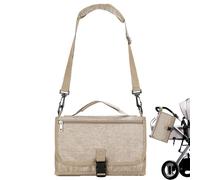 Cambiador portátil impermeable - Estación de cambio de pañales plegable compacta | La gran capacidad desmontable a la evolución de la almohadilla para viajes, cochecitos, bolsas e