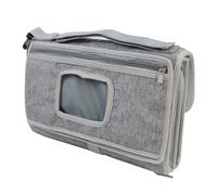 Cambiador portátil impermeable para bebé con bolsillos de almacenamiento, almohada de espuma viscoelástica suave para recién nacidos, viaje, plegable, cambiador de pañales con cojín extraíble