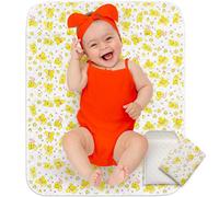 Cambiador portátil - la más grande impermeable y reutilizable cambiador (25.5 x 31.5 pulgadas) para cambiar pañales en cualquier lugar - diseño unisex para niñas y niños - mejorado reforzado doble costura - Bolsa de almacenamiento gratis