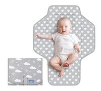 Cambiador portátil para bebé, impermeable, compacto, con almohada incorporada, estación de cambio ligera y plegable, regalos para recién nacidos