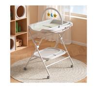 Cambiador portátil para bebés Mesa for pañales, mesa for el cuidado del bebé, mesa for cambiar pañales for recién nacidos, mesa táctil plegable todo en uno for bañarse, bebé multifuncional Organizador