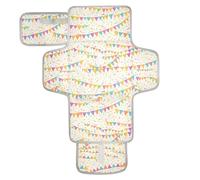 Cambiador reutilizable con bolsillo de pañuelos, cambiador de pañales, portátil, para niñas y niños, banderas de arco iris, símbolos de género, coloridos