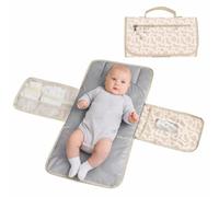 Cambiador y almacenamiento de pañales, fácil de usar, diseño elegante e impermeable, cabe en mochilas, cochecito, etc. Fácilmente - Esenciales portátiles para el cuidado del bebé recién nacido