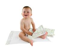 Cambiadores desechables Teqler: indispensables para el cambio de pañales durante salidas o viajes, con diferentes estampados infantiles, higiénicos y extra-absorbentes 40 x 60 cm (caja de 50 uds.)