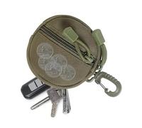 Cambiar Cartera - Bolsa De Cambio Redonda | Cartera Moneda, Senderismo Ligero, Soporte Para Viajes De Viaje, Paquete De Auriculares, Funda, Bolsa De Excursión, Army Green, Fare riferimento alla