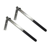 Cambiar de lo contrario, más capacidad de flexión, moldura manual de metal para ejes de hasta 5/16 pulgadas de diámetro, se monta de forma segura