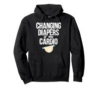 Cambiar pañales es mi Vida Cardiovascular Sudadera con Capucha