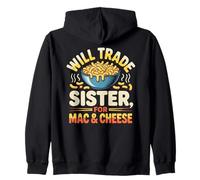Cambiará a su hermana por Mac & Hermano con queso Sudadera con Capucha