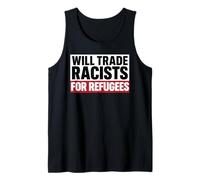 Cambiará racistas por refugiados inmigrantes Mexico Chicano Camiseta sin Mangas