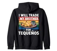 Cambiaré a mi Hermano por Las delicias de Tequenos Sudadera con Capucha