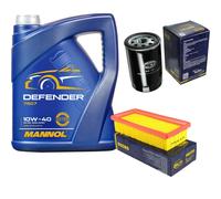 Cambio Aceite Kit 5 Litro mannol Defender 10W-40 + Sct Filtro de Aceite Servicio