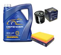 Cambio Aceite Kit 5 Litro mannol Defender 10W-40 + Sct Filtro de Aceite Servicio