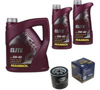 Cambio Aceite Kit 7L MANNOL Elite 5W-40 aceite motor + Sct Filtro Set 10197914