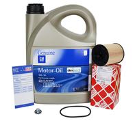 Cambio Aceite Set Servicio Inspección para Opel Agila Astra G H Corsa B C D