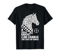 Cambio de Cabeza de Caballo de Caballero Amante del ajedrez Destino de los Camiseta