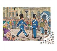 Cambio de Guardia en el Palacio Real de Gamla Stan, Estocolmo Puzzle De Madera Impermeable DIY Puzzles De 1000 Piezas para Adultos Desafiante Y Estimulante Rompecabezas para Juegos Educativos