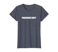 Cambio de paradigma Camiseta, Mujer, Azul Jaspeado, XS