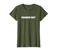Cambio de paradigma Camiseta, Mujer, Verde Oliva, L