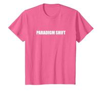 Cambio de paradigma Camiseta, Niños, Rosa Jaspeado, 8 años