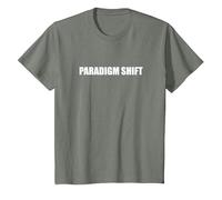 Cambio de paradigma Camiseta, Niños, Verde Militar Jaspeado, 3 años