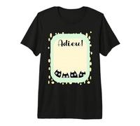 Cambio de Trabajo Compañeros Francés Equipo Gatos Adiós Camiseta Premium