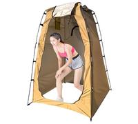 Cambio de Ventana emergente Agua y Prueba del Sol 190T Plegable 47x47x75 Tienda de Ducha con Bolsillo Interior, Ventana con Cremallera y Puerta portátil para Acampar, Senderismo, privacidad al ai