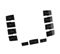 Cambio Engranajes Interior Coche Trim Para Q7 4L 2006-2015 Control Central Coche Cubierta Cambio Marchas Panel Adhesivo Interior(A Model Black)