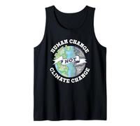 Cambio Humano No Cambio Climático Global Cambio Climático Camiseta sin Mangas