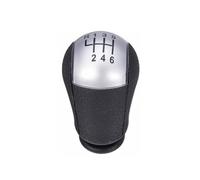 Cambio Marchas Para Transit Para Galaxy Para S-MAX Para C-MAX Para Mustang Palanca Cambios Pluma Bola 5/6 Perilla Cambio Velocidad(6-Speed Silver)