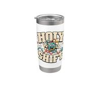 Cambio Sagrado Física Mecánica Cuántica Ciencia Átomo Onda sinusoidal Vaso térmico de acero inoxidable de doble pared