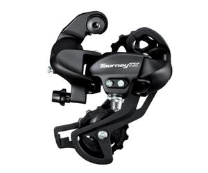 Cambio Shimano Desviador Trasero Tourney TX800 8/7V Jaula Larga Negro