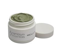 CAMBIUM ESSENTIALS Mascarilla de Arcilla Natural Volcánica 100 ml - Con Jara Silvestre y Ácido Glicólico | Arcilla Detox BIO | Reduce Poros, Piel Radiante, Regenerante y Antiedad