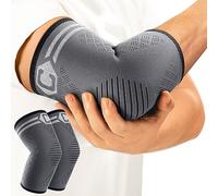 CAMBIVO 2Pcs Coderas Gym de Compresión, Codera Epicondilitis Hombre y Mujer, Codera Deportiva para Tendinitis, Codo de Tenista, Codo Golfista, Fitness