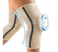 CAMBIVO 2Pcs Rodilleras Menisco y Ligamento, Rodillera Rotuliana Compresion con Estabilizadores Laterales y Almohadilla de Rótula, Rodillera Ortopedica para Gym, Running, Unisex
